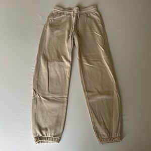 Beige Jogger Pants
